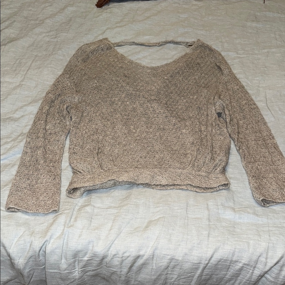 Women's Beige Sweater- Free People